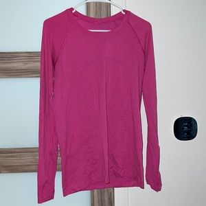 pow pink long sleeve swiftly